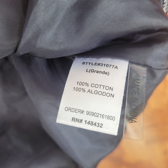 Staccato Plaid Quilted Vest L - Picture 5 of 5